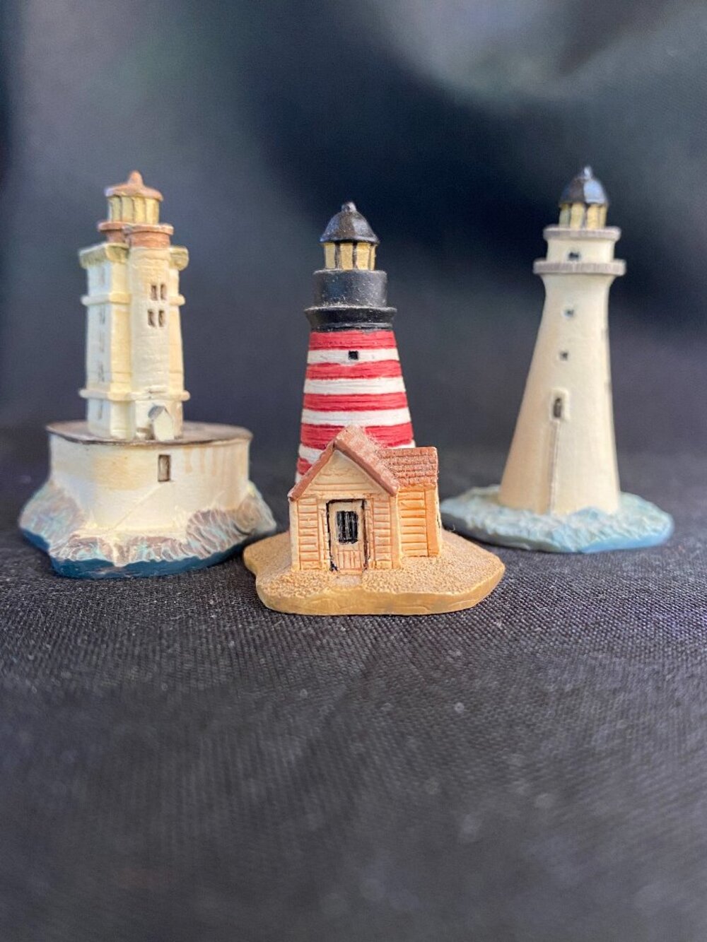 Minot's Ledge/St George's Reef/West Quoddy Lenox Lighthouse Thimble Collection